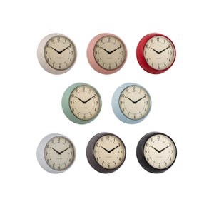 PLINT - wall clock - color of your choice - vintage clock