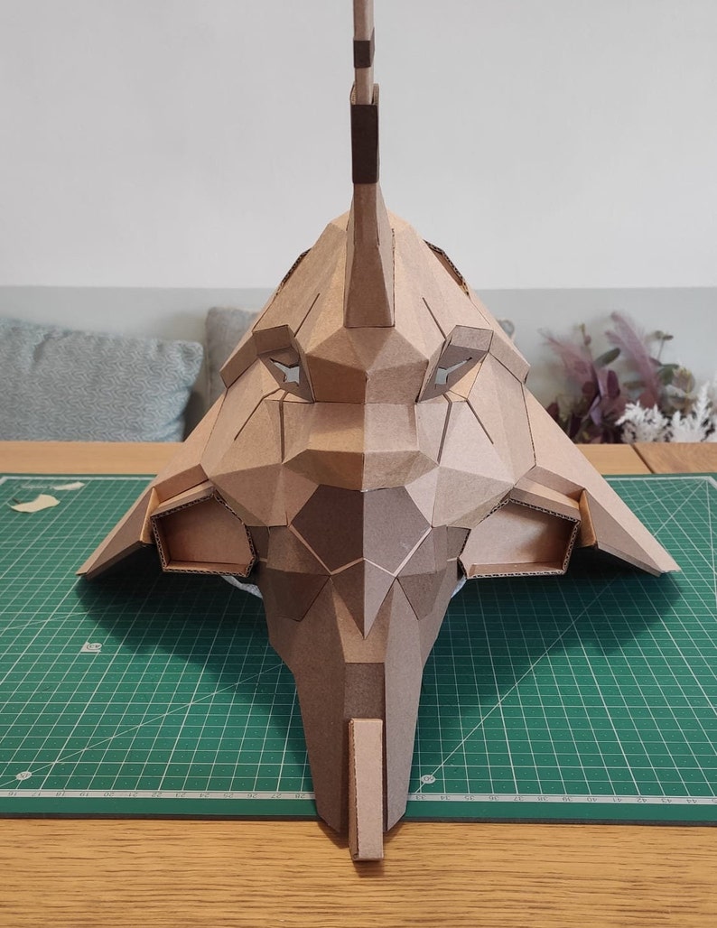 DIY Template Cardboard Mask Eva Etsy DIY Template Cardboard Mask Eva Etsy