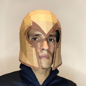 DIY Template. MAGNETO Cardboard helmet