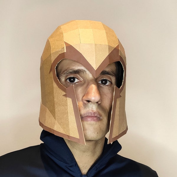 Modèle de bricolage. MAGNETO Casque en carton