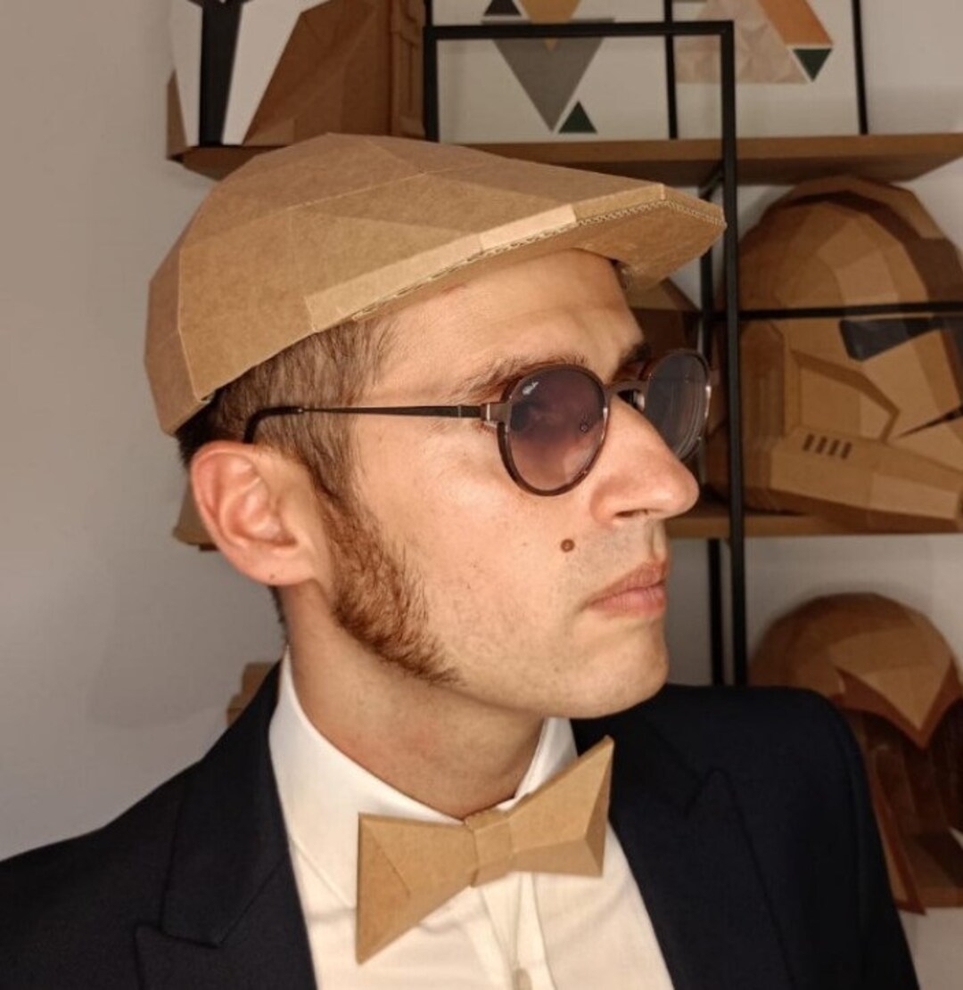 CAP BOW TIE Plans for Making Berets and Bow Ties in Cardboard and
