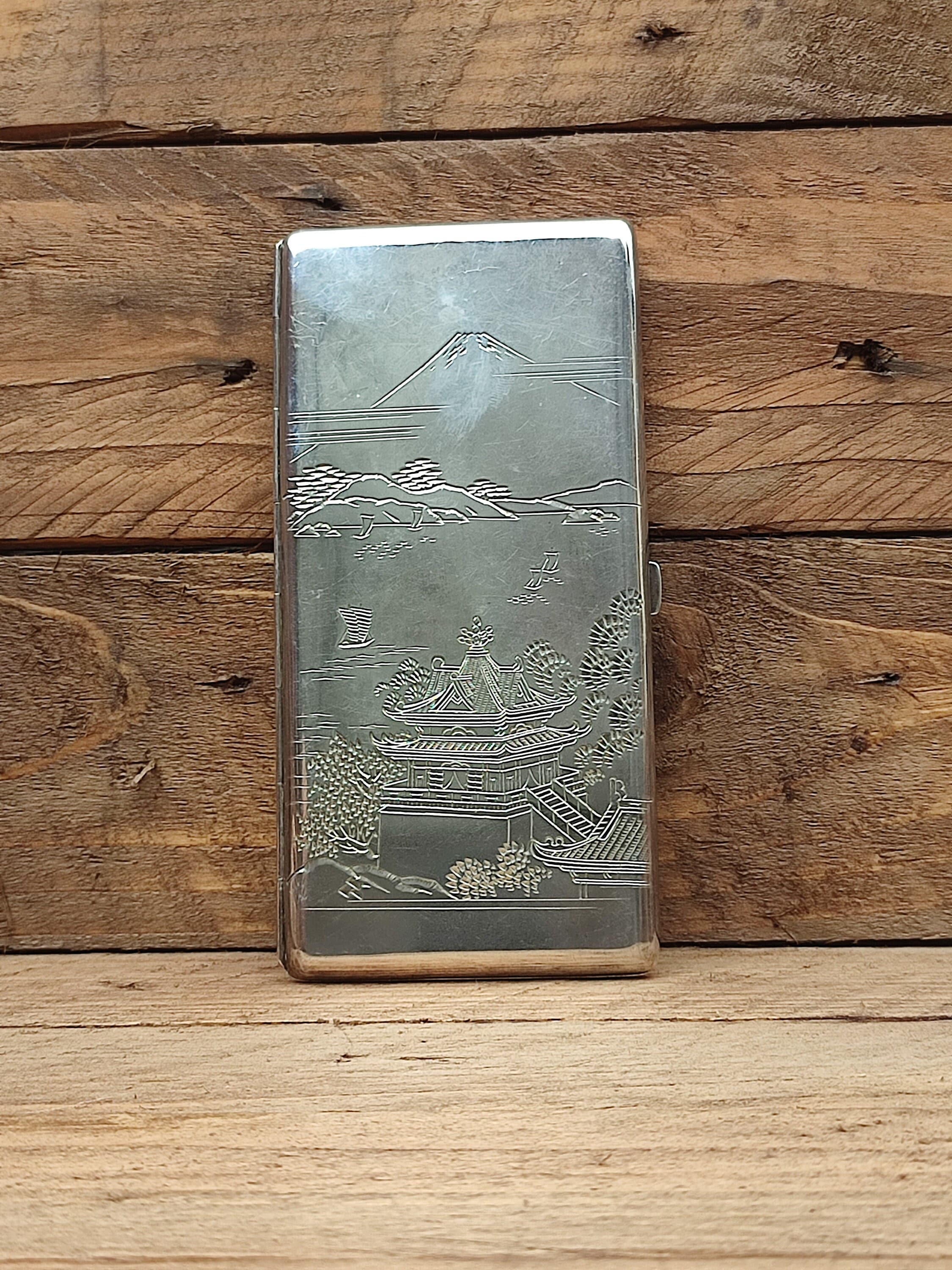 Japanese silver cigarette case -  Österreich