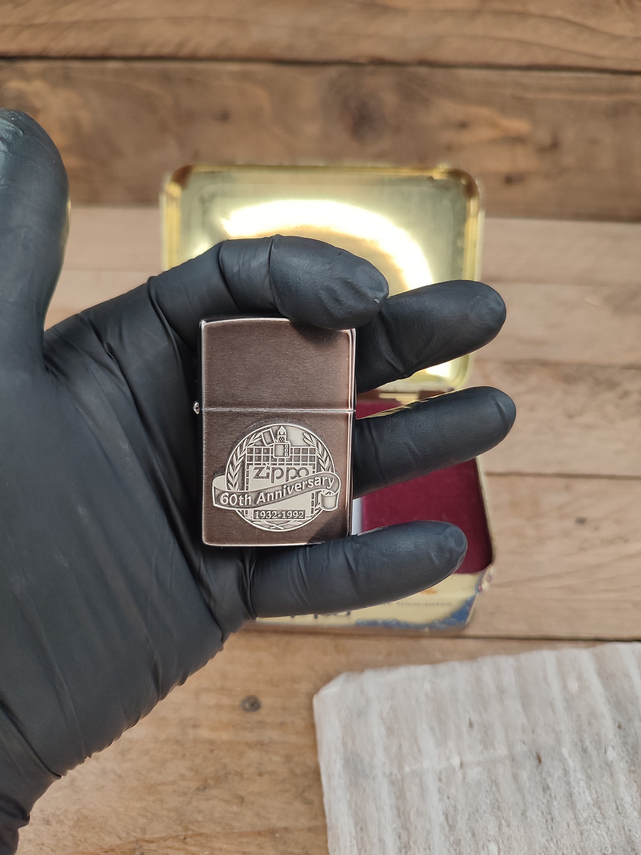 Commemorative Zippo Lighter 60th Anniversary - Etsy Canada