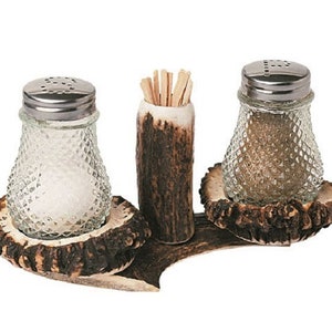 Salt and Pepper Cellar Horn Deer Gift Roe Red Roe Deer Hunting Interior New