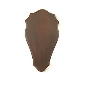 Wooden Base Shield Trophy Mounting Plaque For Fallow Deer and Wolf skull Antler