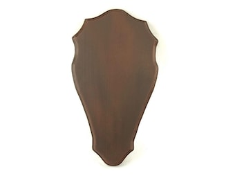 Wooden Base Shield Trophy Mounting Plaque For Fallow Deer and Wolf skull Antler