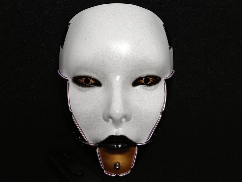 Japanese Hannya Mask Geisha Mask Women Face Mask Halloween Etsy