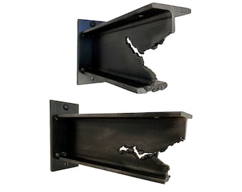 Shelf holder console support washbasin console wall bracket for washbasin wall bracket industrial design steel steel