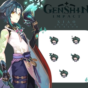 Genshin Cursors (Xiao version)