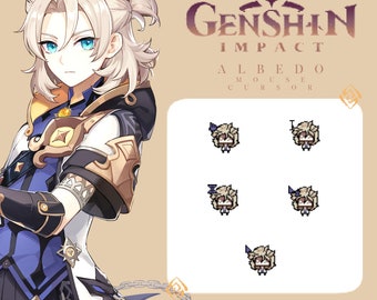 Genshin Cursors (Albedo version)