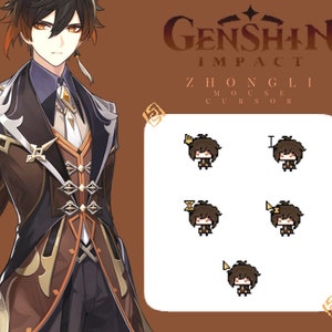 Genshin Cursors (Zhongli version)