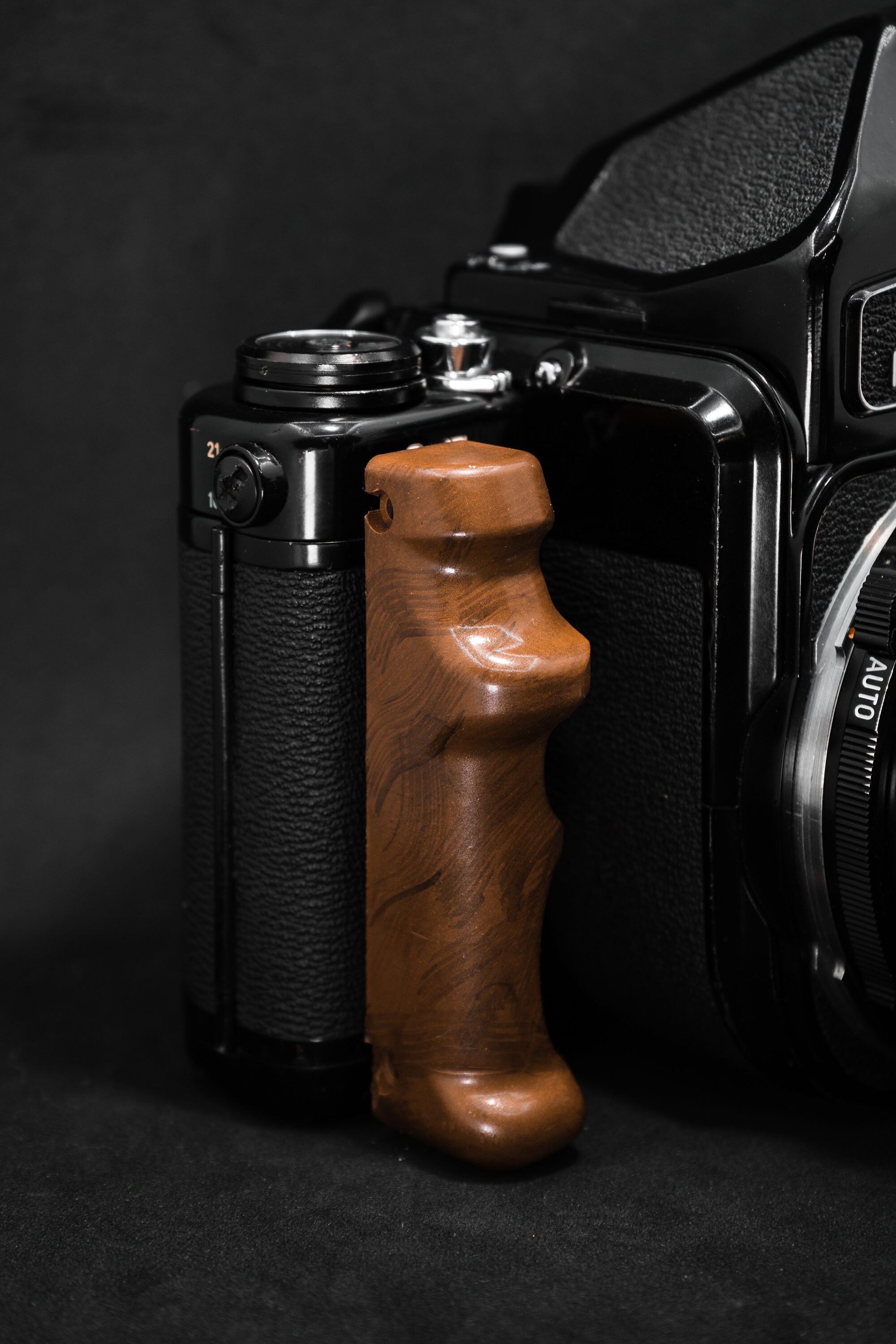 Pentax Wood Hand Grip ペンタックス 6x7 67 67II Wood Camera Hand Grip For Pentax 67 6X7 6*7 Right hand Handle