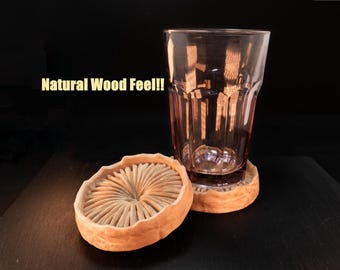 Set di 3 sottobicchieri Dune Sandworm – Sottobicchieri fantascientifici Shai-Hulud – Regalo – Arrakis Home Decor – Dune Movie Barware