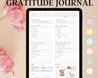 Ultimatives digitales Dankbarkeits-Tagebuch in 6 Farben und Schalttag