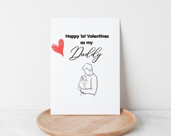 my 1st valentines day as my daddy PNG first valentines PNG Gifts for him Valentine gift ideas Valentines day cards for him Digital Download