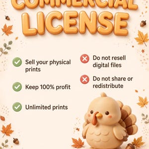 28 Thanksgiving Turkey 3D Print Files, Fall Decor Bundle (Digital Download) image 4