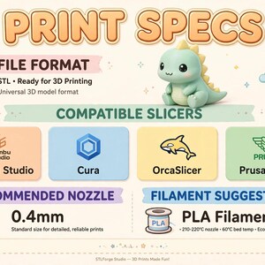 Kids Dinosaur Toys STL Bundle | 60+ Dino 3D Print Files image 3