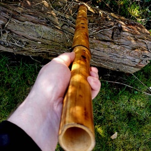 Giant bass flute. Akebono scale. Bamboo flute. Transverse. Deep Zen.
