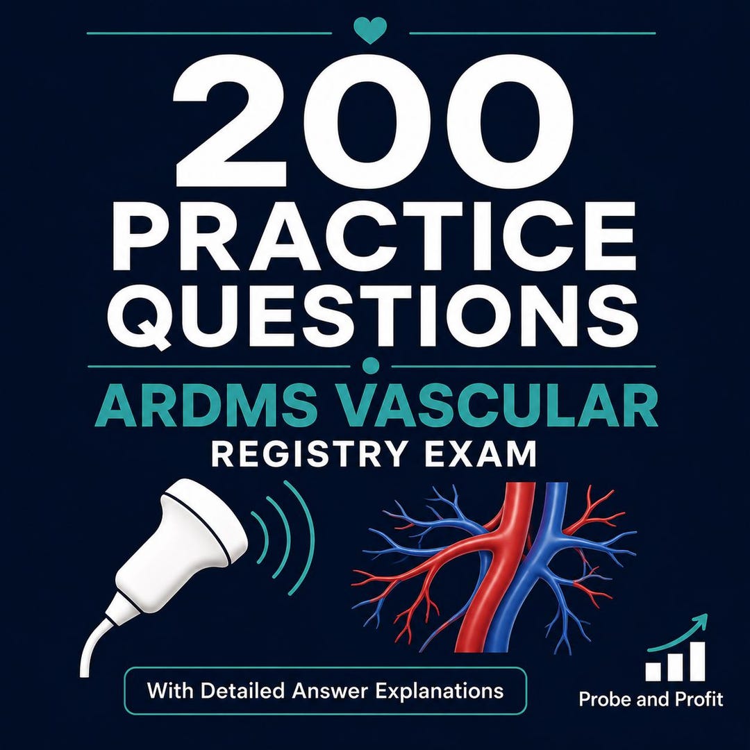 ARDMS RVT Vascular Technology Practice Exam | 200 Board Questions With ...
