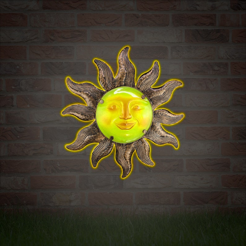 Sunmetal Wall Art wacky Sun Decor Sun Metal Art Garden Decor Home Decor