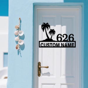 Benutzerdefinierte Türnummer Zeichen, personalisierte Adresse Zeichen, Outdoor Yard Zeichen, Brief Familienname Hang Zeichen, Haus Metall Türschild, Housewarming Zeichen