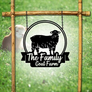 Custom Goat Name Metal Art Signs, Bedroom Wall Hangings, Wall Hangings, Farm Hangings, Metal Decorations, Custom Crafts, Handmade Signs