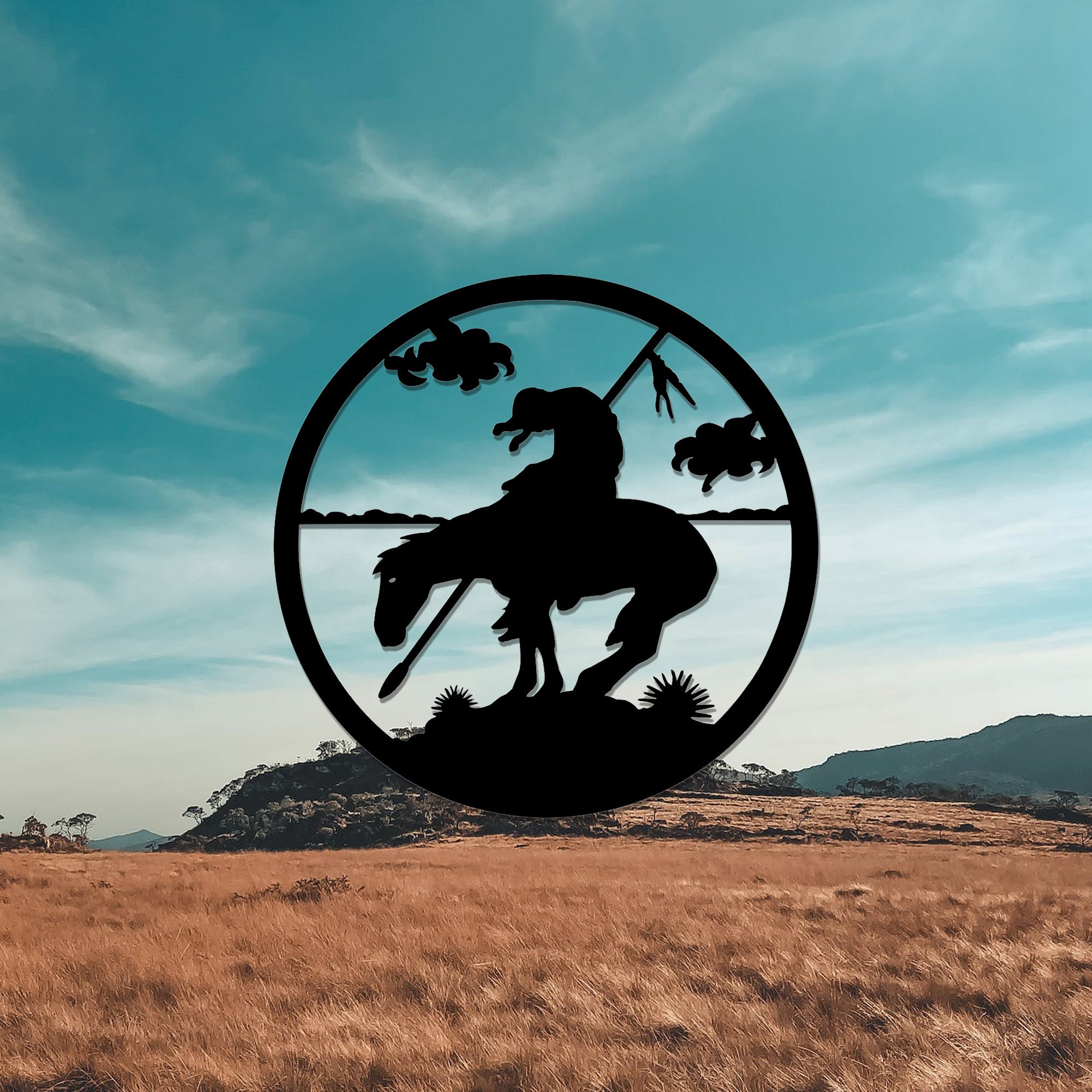 カリマンタン島　ダヤク族　ビーズ装飾　背負い籠 トライバルアート End of the Trail Dreamcatcher Metal Wall Art Sign, Native American