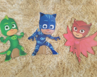 Standing PJ Mask Party/Prop cutouts