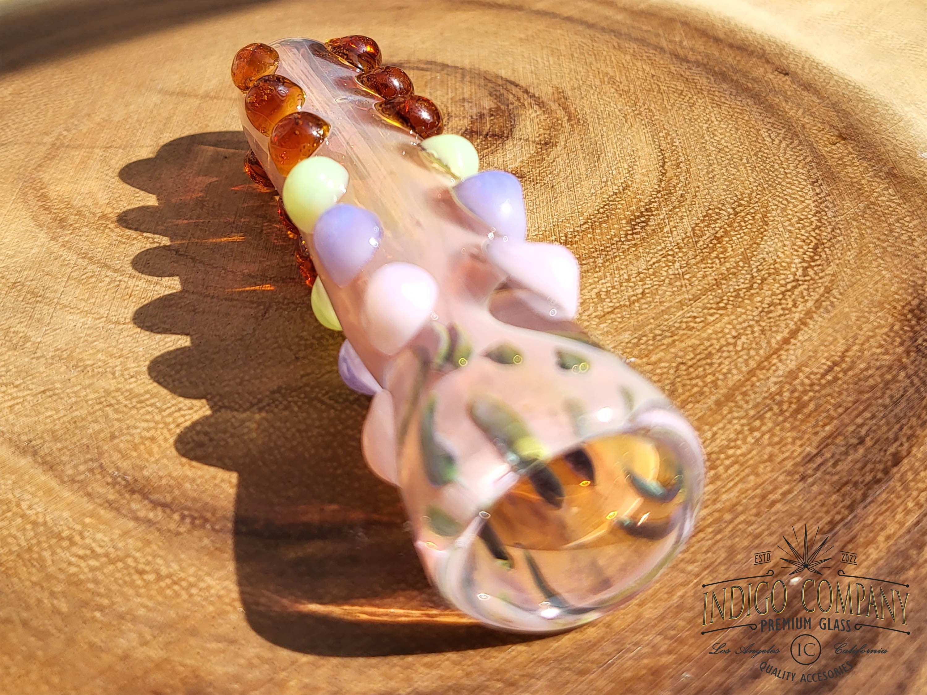 Crystal Pudding Glass 5 Clear Glass Jelly Beads Pipe Tobacco Pipe Glass  Pipe 