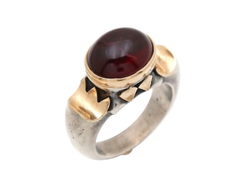 Antique 18k Gold Ancient Roman Ring, 925 Sterling Silver Roman Ring, Ancient Roman Natural Tourmaline Ring, October Birthstone Ring,