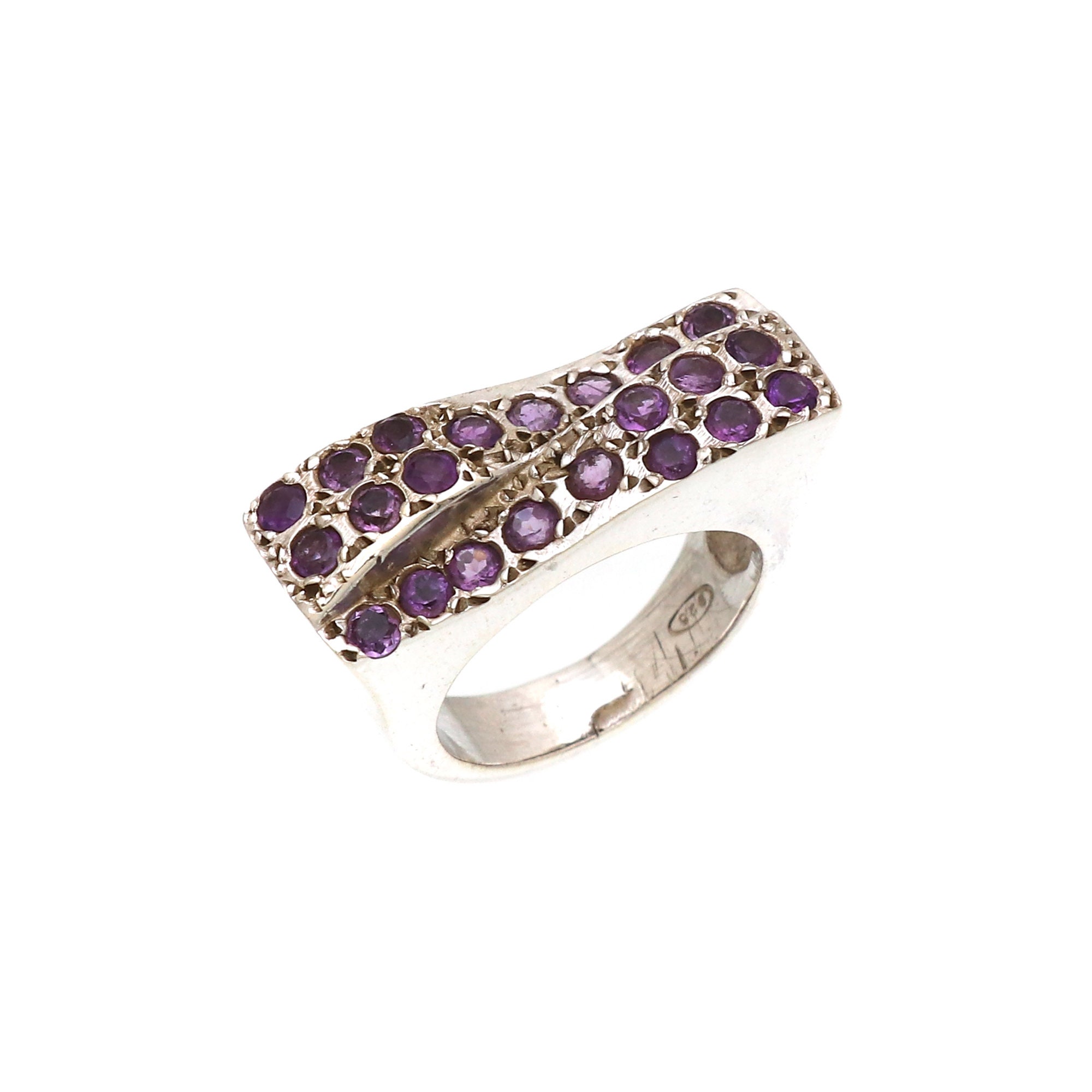 Anello Da Donna Promettente Con Pietra Preziosa Naturale