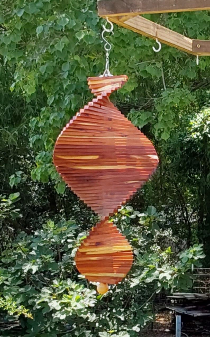 Wooden Wind Spinners Etsy