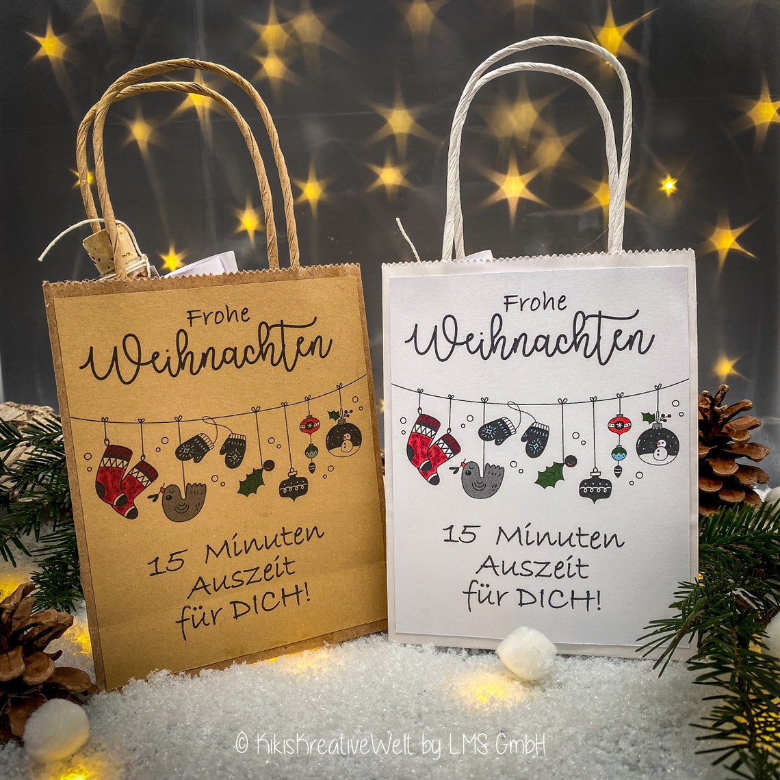 15 Minuten Weihnachten Auszeit für DICH Geschenk Etsy.de