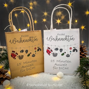 15 minutes Christmas &quot;time out for YOU&quot; - gift in a bag, gift, attention, anti-stress