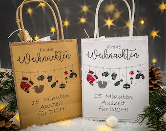 15 minutes Christmas &quot;time out for YOU&quot; - gift in a bag, gift, attention, anti-stress