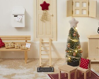 Kesote Wichtelzubehör Set – 14 Teile, Für Wichteltür & Puppenhaus, Weihnachtsdeko