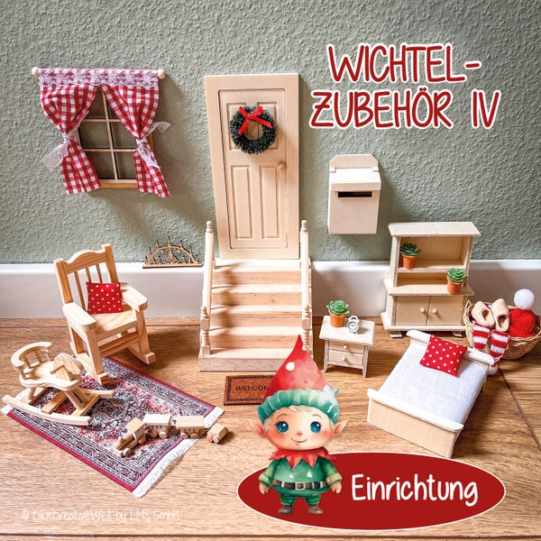 Wichteltüre-Zubehör, Wichtel Zubehör, Weihnachtswichtel, Wichtel Baustelle, Weihnachten