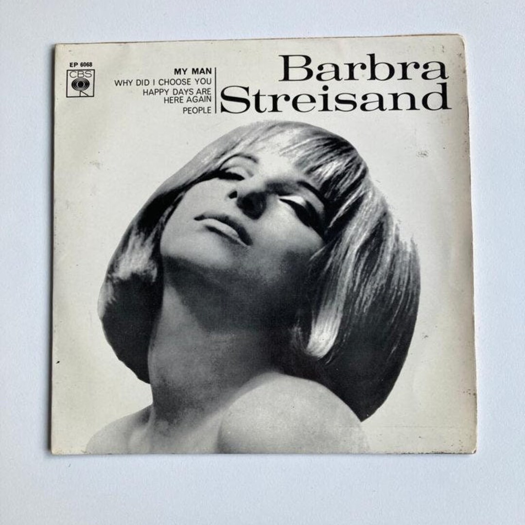 Barbra Streisand My Man CBS 6068 RARE 45t (4 Songs) - Etsy