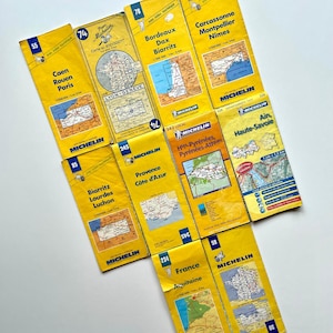 Cartes routières Michelin françaises anciennes | Large sélection | Cartes de voyage classiques | Atlas routiers de collection | Cartographie française rétro