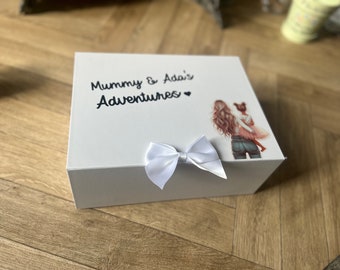 Mother and daughter memory box, keepsake. good gift for daughter or mother. Memories and photo organiser. Gift for Mother’s Day.