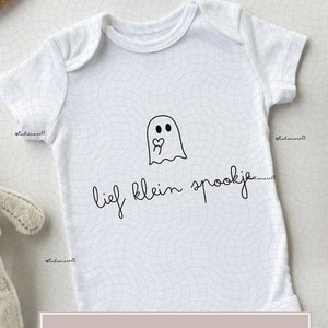 Halloween Dolce piccolo fantasma | olandese | SVG PNG JPG | Bambino | Bambino | Plotter | Sagoma Cricut | Uso personale e commerciale