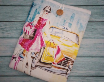 Fashion Chic, Book Sleeve, Book Protector, Book cover, Book Bag, Book Pouch, gifts