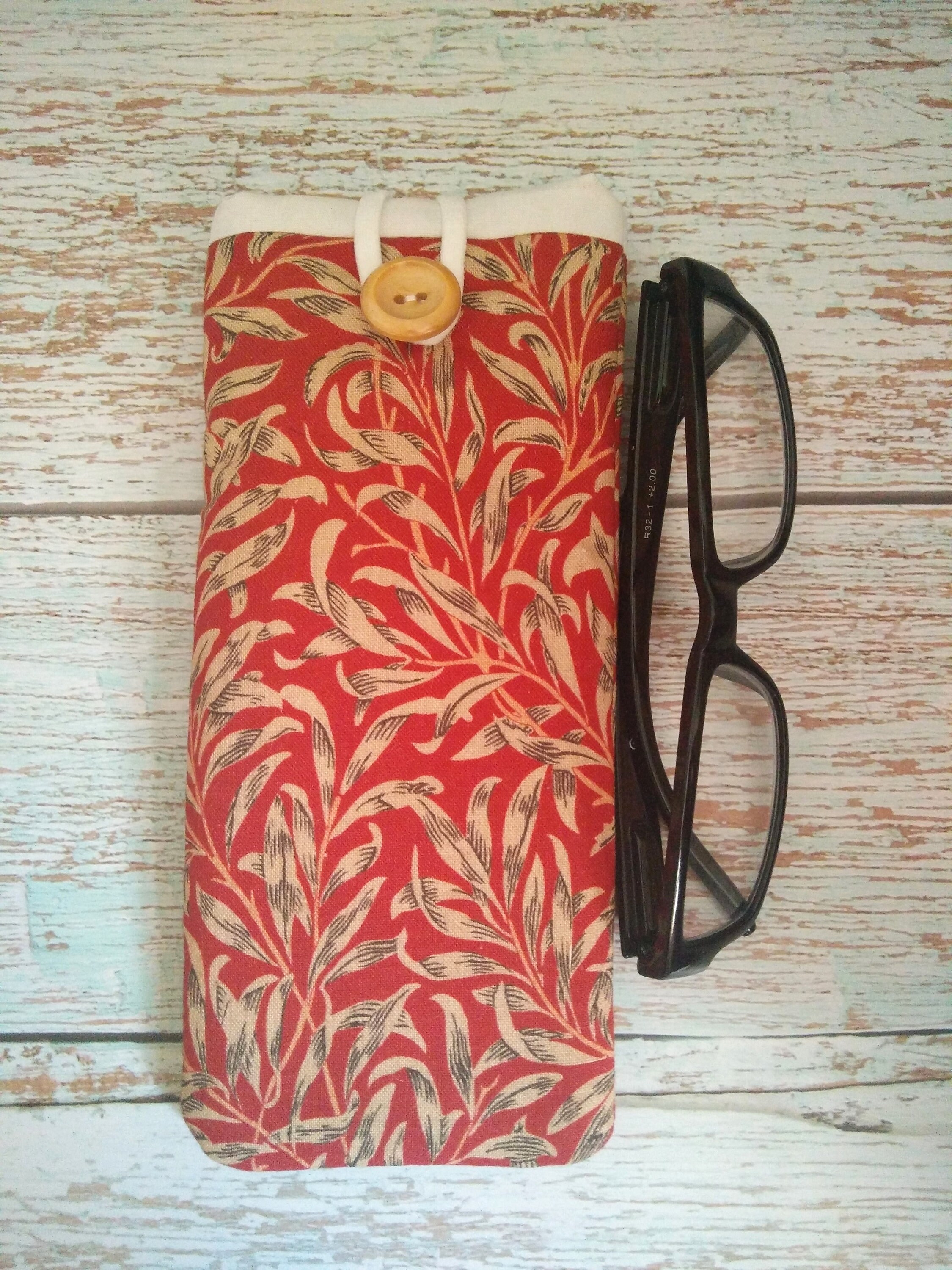 William Morris Glasses Case Fabric Glasses Case Soft Padded Etsy UK
