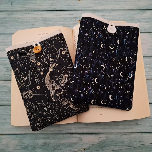 Celestial Kindle Sleeve, Padded eReader Protector, Handmade Paperwhite Case