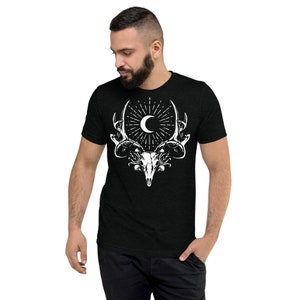 Hunter Gatherer Tee | Gift for Dad | Gift for Hunter | Mule Deer Hunter Tee | Deer Skull Tee