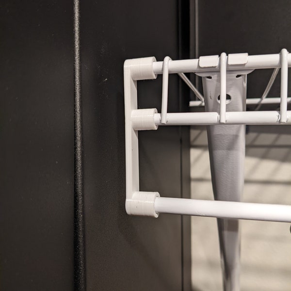 End Cap For Rubbermaid Freeslide Wire Shelf | Keeps hangers where they should be | Designed and Made in the USA | 3D Print