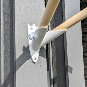 Double Flag Holder | Holds Two Flags | RV Flag Mount | UV and Weather Resistant | 3D Print |