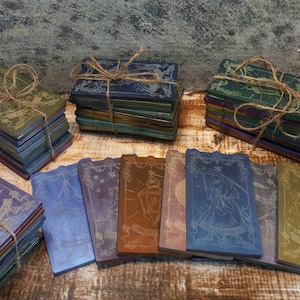 Set of 10 Resin Tarot Cards (Major Arcana)