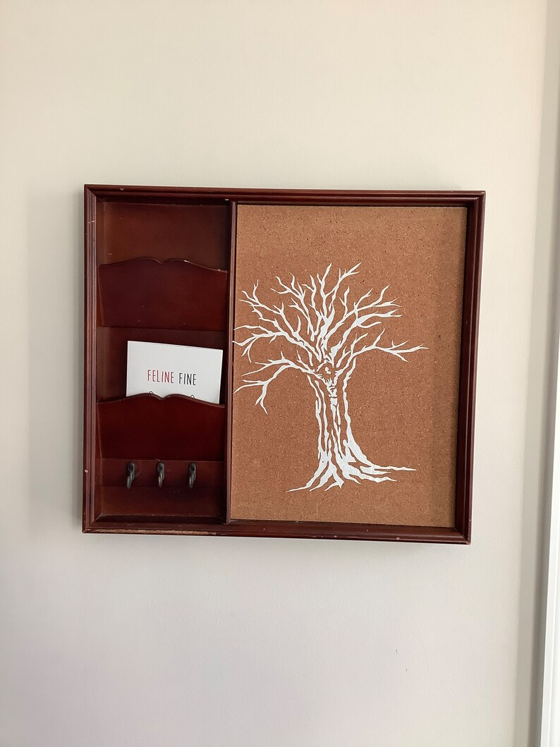 WOODEN BOARD Letter HOLDER Message Board Vintage From Etsy