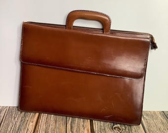 Vintage Attaché — Men’s Briefcase — Laptop Bag — Office Carry All